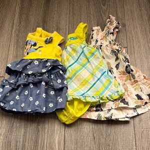 Disney Baby Bright Yellow Outfit